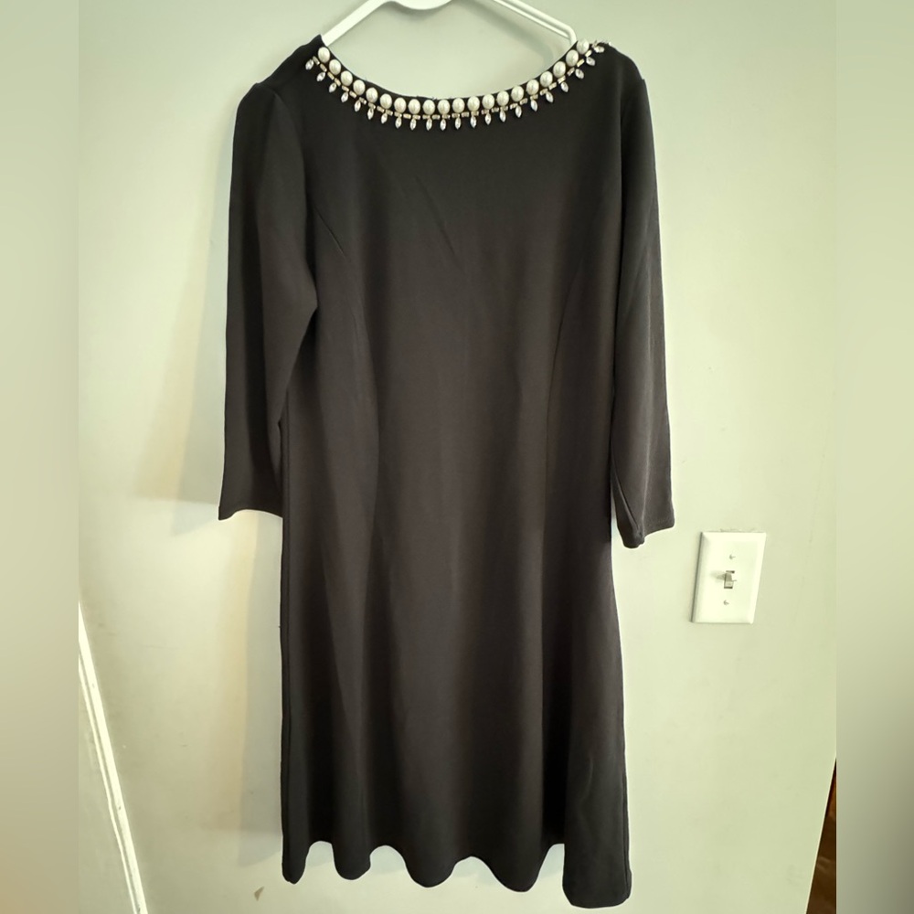 Black Dress  by designer  Dennis Basso size 8